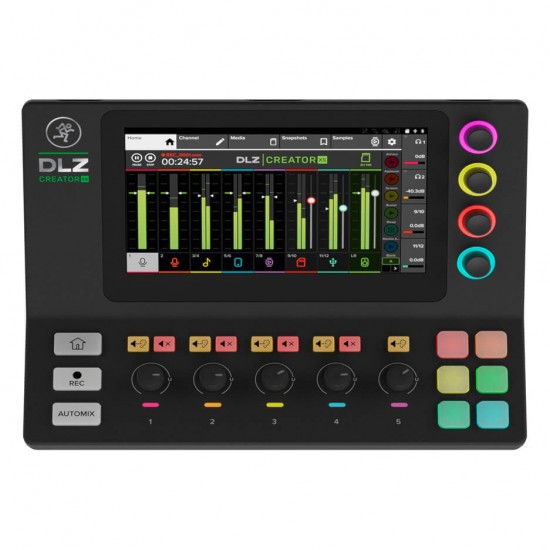 Mackie DLZ Creator XS Compact Adaptive Digital Mixer for Podcasting and Streaming