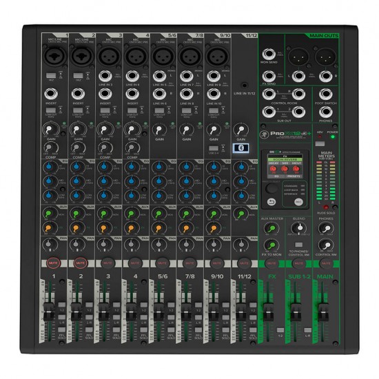 Mackie ProFX12v3+ 12-Channel Analog Mixer 