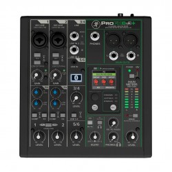 Mackie ProFX6v3+ 6-Channel Analog Mixer with Enhanced FX, USB Recording Modes, and Bluetooth