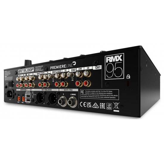 Reloop RMX-95 Digital Club Mixer With 24 Bit Dual Interface 