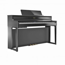 Roland HP704-PE Digital Upright Piano - Polished Ebony Finish
