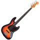 Fender 0131800300 60s Jazz Bass Electric Guitar - 3 - Color Sunburst with Rosewood Fingerboard