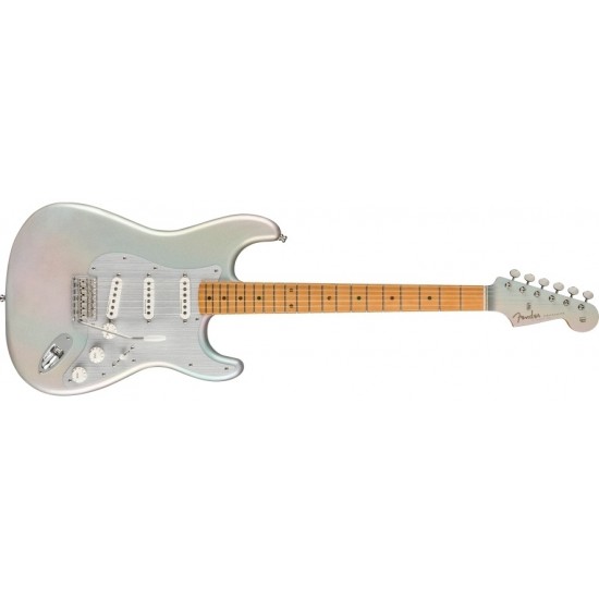 Fender 0140242343 H.E.R. Stratocaster Electric Guitar Maple Fingerboard - Chrome Glow