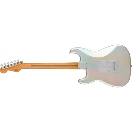 Fender 0140242343 H.E.R. Stratocaster Electric Guitar Maple Fingerboard - Chrome Glow