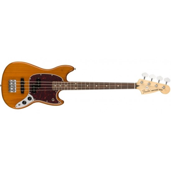 Fender 0144053528 Electric Guitar Player Mustang Bass PJ - Aged Natural