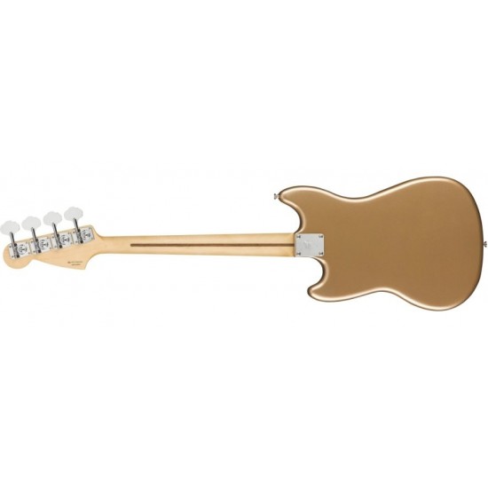 Fender 0144053553 Electric Guitar Player Mustang Bass PJ Guitar Pau Ferro Fingerboard - Firemist Gold