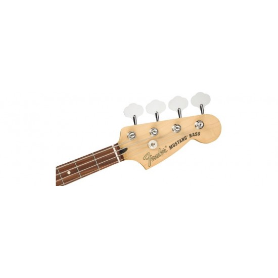 Fender 0144053553 Electric Guitar Player Mustang Bass PJ Guitar Pau Ferro Fingerboard - Firemist Gold