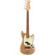 Fender 0144053553 Electric Guitar Player Mustang Bass PJ Guitar Pau Ferro Fingerboard - Firemist Gold