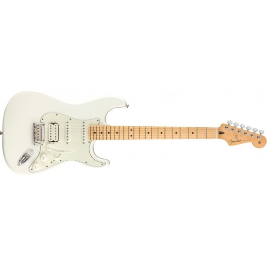 Fender 0144522515 Player Stratocaster HSS - Polar White with Maple Fingerboard