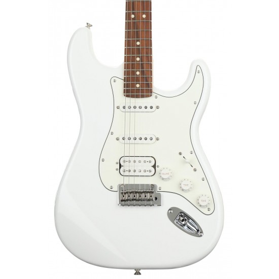 Fender 0144523515 Player Stratocaster HSS Electric Guitar PF -Polar White