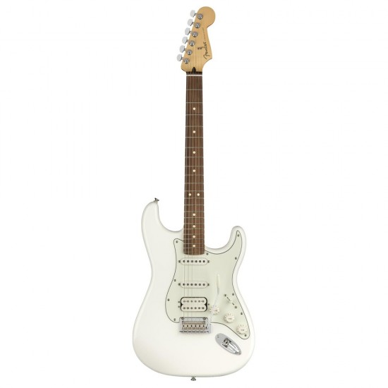 Fender 0144523515 Player Stratocaster HSS Electric Guitar PF -Polar White