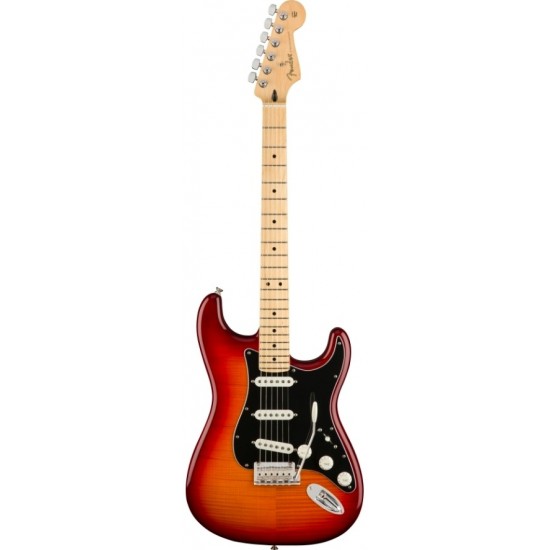 Fender 0144552531  Electric Guitar Player Stratocaster Plus Top - Aged Cherry with Maple Fingerboard  