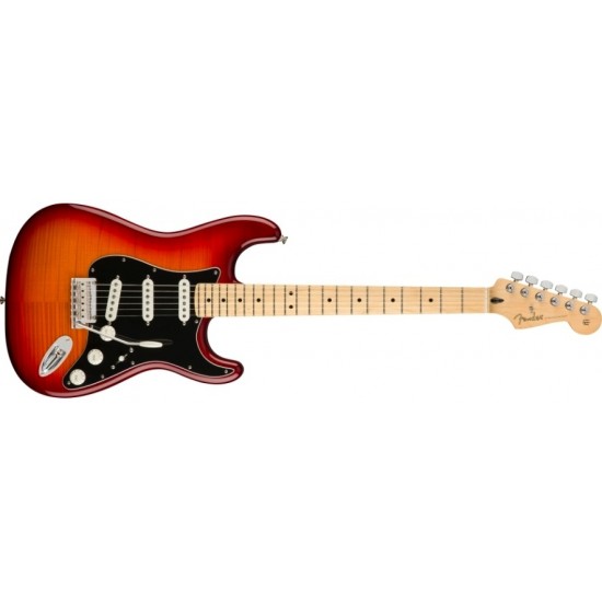 Fender 0144552531  Electric Guitar Player Stratocaster Plus Top - Aged Cherry with Maple Fingerboard  