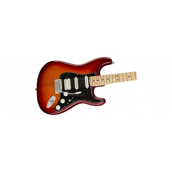 Fender 0144562531 Electric Guitar Player Strat HSS Plus Top MN - Aged Cherry Burst 