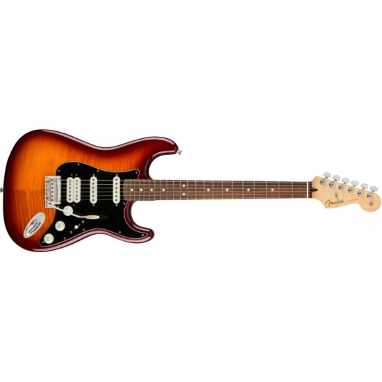 Fender 0144563552 Electric Guitar Player Stratocaster HSS Plus Top - Tobacco Sunburst with Pau Ferro Fingerboard  