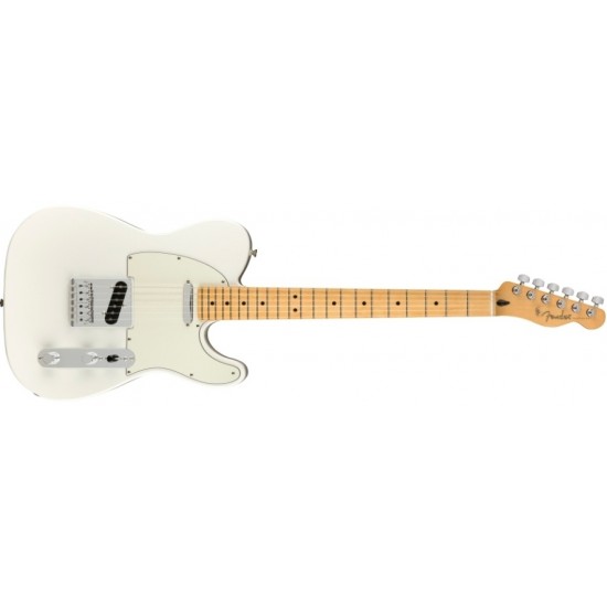 Fender 0145212515 Player Telecaster Maple Fingerboard Electric Guitar - Polar White