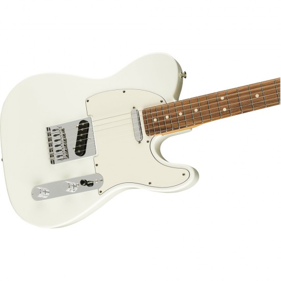 Fender 0145213515 Player Series Telecaster Pau Ferro Electric Guitar - Polar White