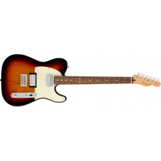 Fender 0145233500 Player Telecaster Electric Guitar HH PF 3-Tone Sunburst 