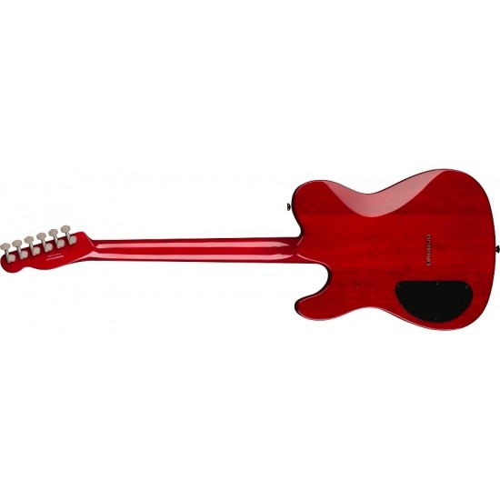 Fender  0262004538 Special Edition Custom Telecaster FMT HH Electric Guitar - Crimson Red Transparent 