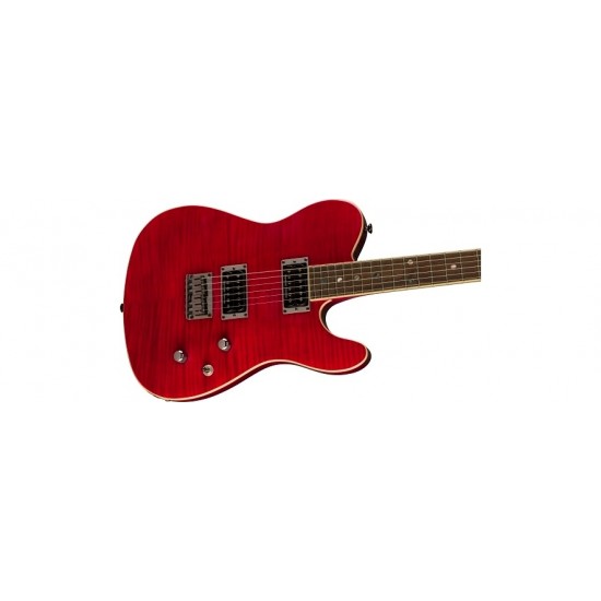 Fender  0262004538 Special Edition Custom Telecaster FMT HH Electric Guitar - Crimson Red Transparent 