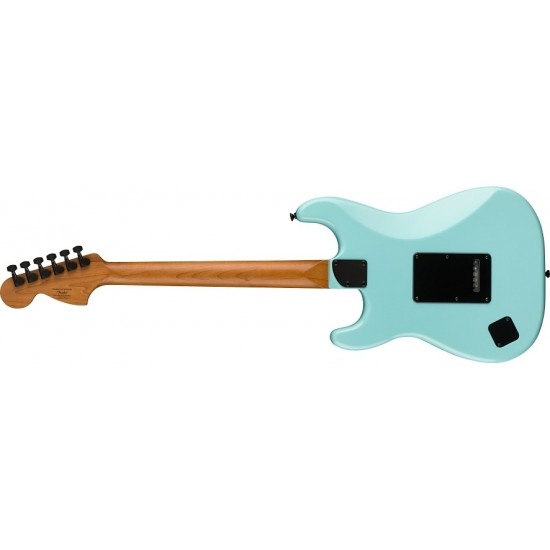 Fender 0370230504 Squier FSR Contemporary Stratocaster Special Roasted MN  Parchment Pickguard - Daphne Blue 