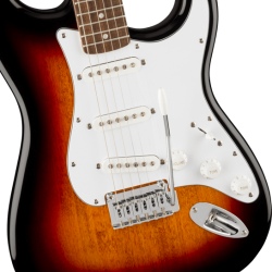 Fender 0378000500 Squier Affinity Stratocaster LRL WPG Electric Guitar in 3-Colour Sunburst