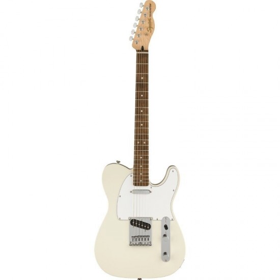 Fender 0378200505 Squier Affinity Series Telecaster Electric Guitar - Olympic White with Laurel Fingerboard