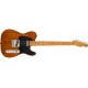 Fender 0379501529 Squier 40th Anniversary Telecaster Electric Guitar, Vintage Edition - Satin Mocha with Maple Fingerboard  