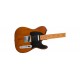 Fender 0379501529 Squier 40th Anniversary Telecaster Electric Guitar, Vintage Edition - Satin Mocha with Maple Fingerboard  