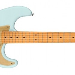 Fender 0379510572  Squier 40th Anniversary Stratocaster Electric Guitar, Vintage Edition - Satin Sonic Blue   