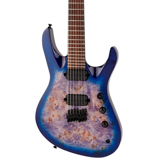 Jackson 2914455521 Signature Chris Broderick Soloist HT6P Electric Guitar - Transparent Blue
