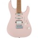 Charvel 2969433519 Pro-Mod DK24 HSS 2PT CM Caramelized Maple Fingerboard -  Satin Shell Pink  