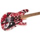 EVH 5107900503 Striped Series Frankie Relic (Red w/ Black & White Stripes)