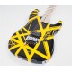 EVH 5107902528 Tribute Striped Series Electric Guitar in Black and Yellow