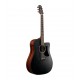 Ibanez AAD190CEWKH Advanced Acoustic-electric Guitar - Weathered Black