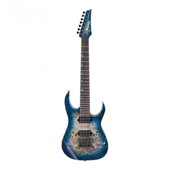 Ibanez RG1027PBF-CBB Premium Series 7-String Electric Guitar - Cerulean Blue Burst Finish