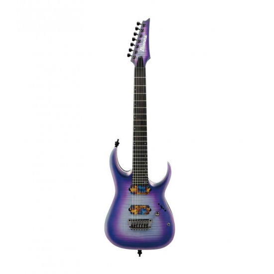 Ibanez RGA71AL-IAL Axion Series 7-String Electric Guitar - Indigo Aurora Burst Flat Finish