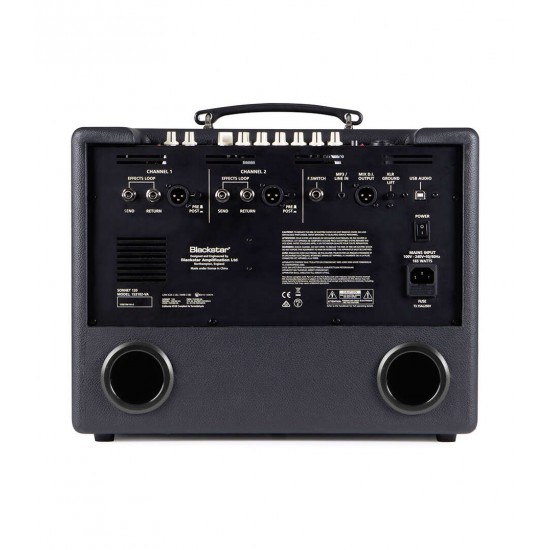Blackstar  BA153012-H Sonnet 120 -1 x 8”/1 x 1” 120 Watt Acoustic Guitar Combo Amplifier - Black