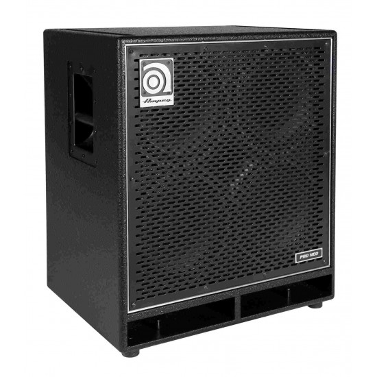 Ampeg PN-410HLF Designed & Assembled in USA, Neodymium 4-10" Speaker Cabinet, 850W RMS