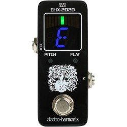 Electro Harmonix Chromatic Tuner Pedal for Guitar & Bass, 9.6DC-200 PSU Included