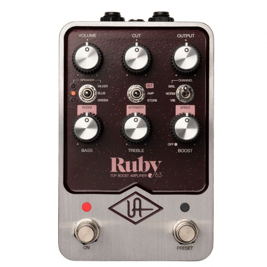 Universal Audio Ruby '63 Top Boost Amplifier Pedal