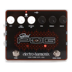 Electro-Harmonix Soul POG Polyphonic Octave Generator and Overdrive Pedal