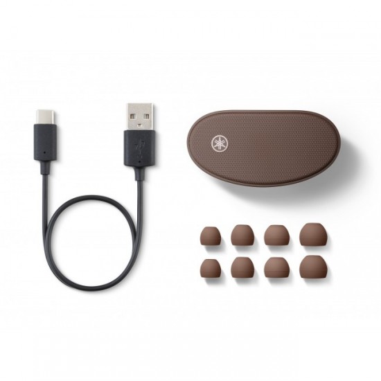 Yamaha TW-E5B True Wireless Earbuds - Brown