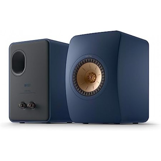 KEF LS50 Meta Bookshelf Speaker - Pair - Royal Blue