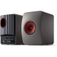 KEF LS50 Wireless II Active Bookshelf Speaker Pair - Titanium Grey