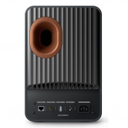 KEF LS50 Wireless II Active Bookshelf Speaker Pair - Carbon Black