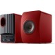 KEF LS50 Wireless II Active Bookshelf Speaker Pair - Crimson Red