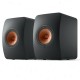 KEF LS50 Wireless II Active Bookshelf Speaker Pair - Carbon Black