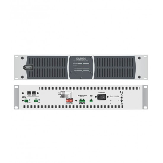 Cloud CA2500EK 2 x 500W @ 4Ω-8Ω-70V-100V Digital Amplifier