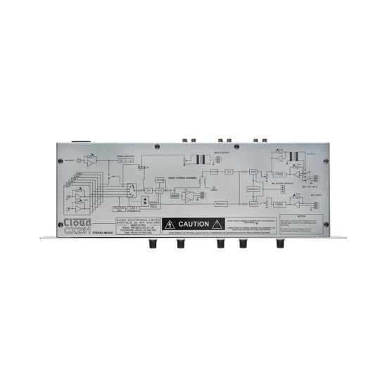 Cloud CX261EK 6 Stereo Line Inputs - 2 Mic Inputs - 1 Stereo Output Zone Plus